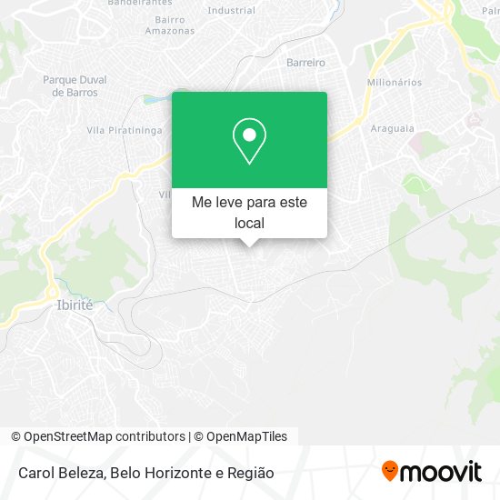 Carol Beleza mapa