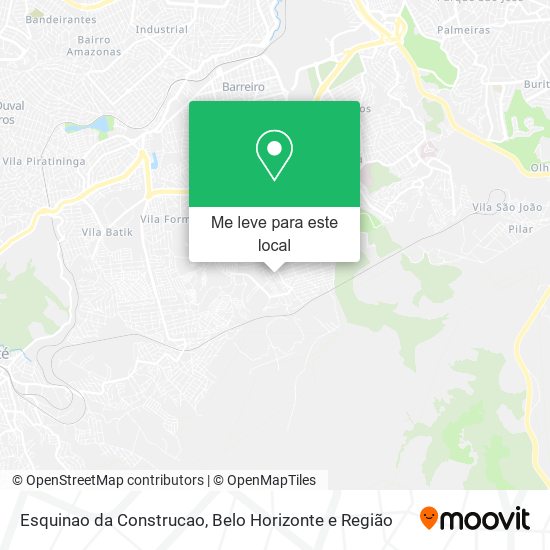 Esquinao da Construcao mapa