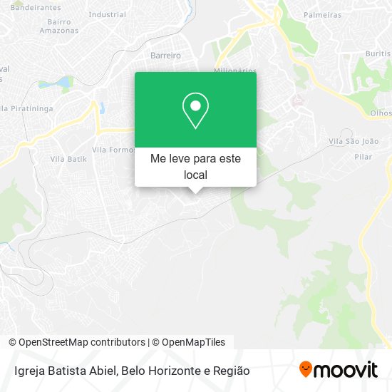 Igreja Batista Abiel mapa