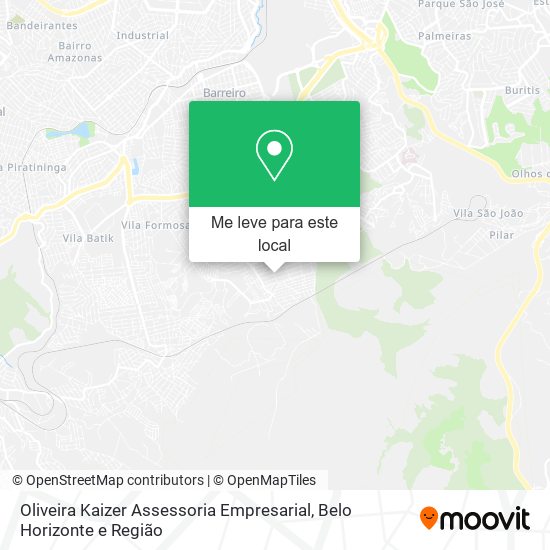 Oliveira Kaizer Assessoria Empresarial mapa
