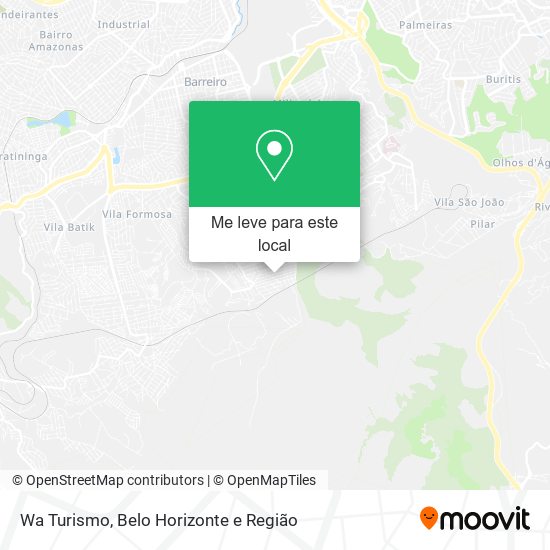 Wa Turismo mapa