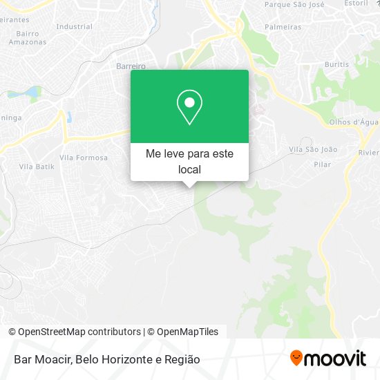 Bar Moacir mapa