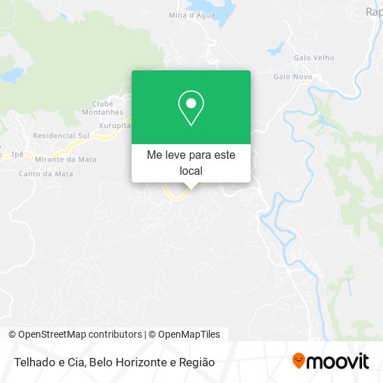 Telhado e Cia mapa