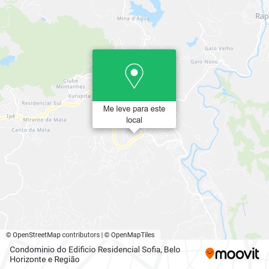 Condominio do Edificio Residencial Sofia mapa