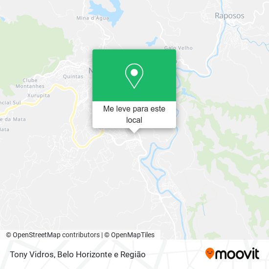 Tony Vidros mapa