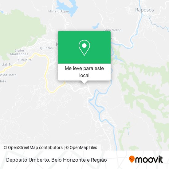Depósito Umberto mapa