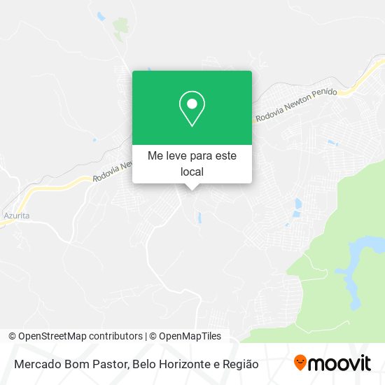Mercado Bom Pastor mapa