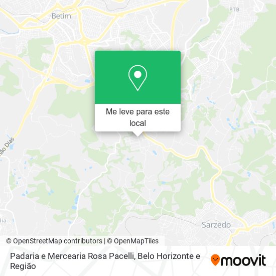 Padaria e Mercearia Rosa Pacelli mapa