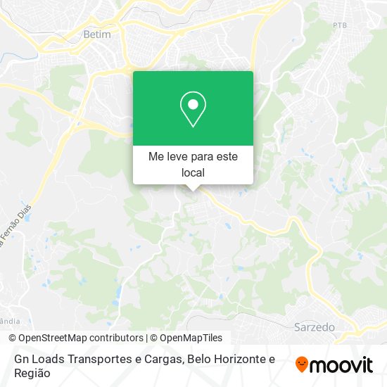 Gn Loads Transportes e Cargas mapa