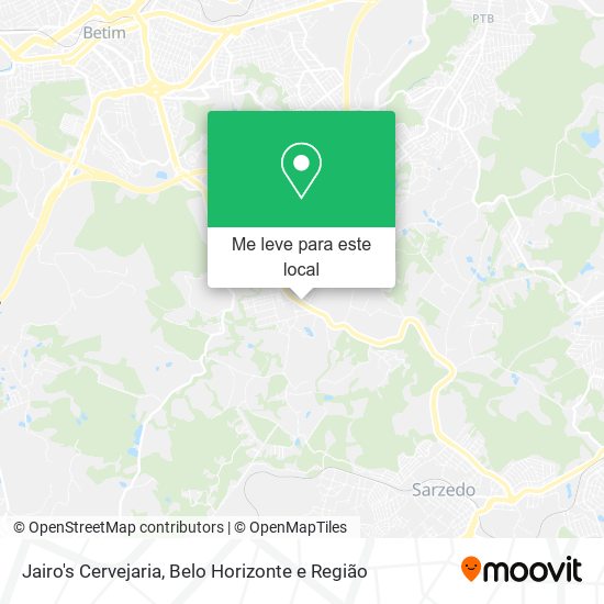 Jairo's Cervejaria mapa