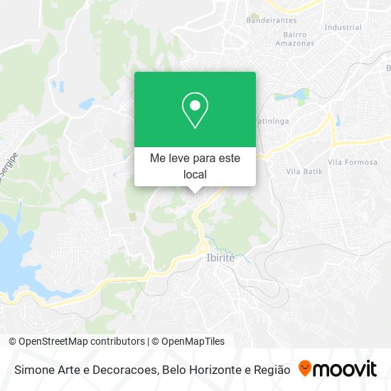Simone Arte e Decoracoes mapa