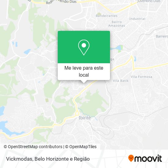 Vickmodas mapa