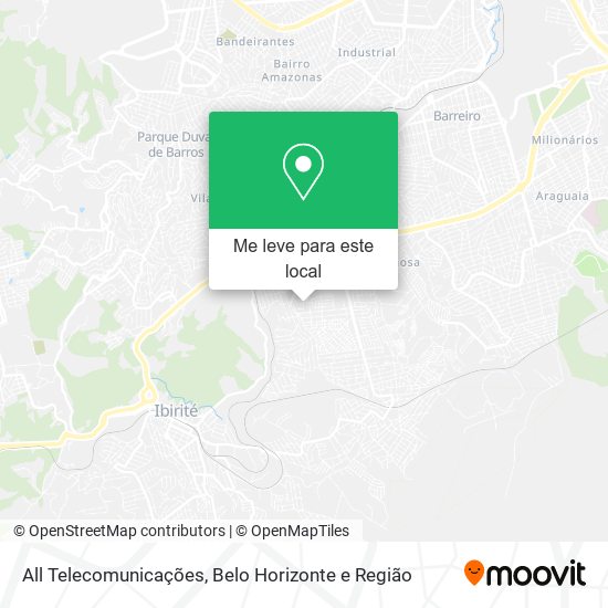 All Telecomunicações mapa