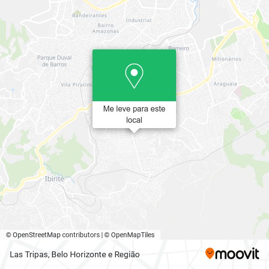 Las Tripas mapa