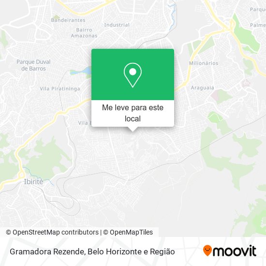 Gramadora Rezende mapa