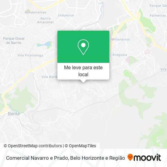 Comercial Navarro e Prado mapa