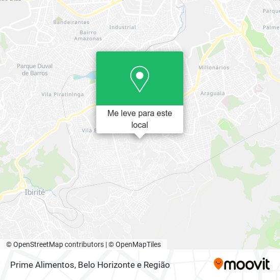 Prime Alimentos mapa