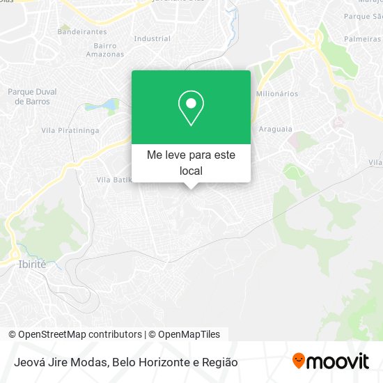 Jeová Jire Modas mapa