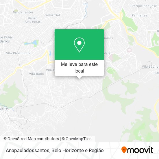 Anapauladossantos mapa