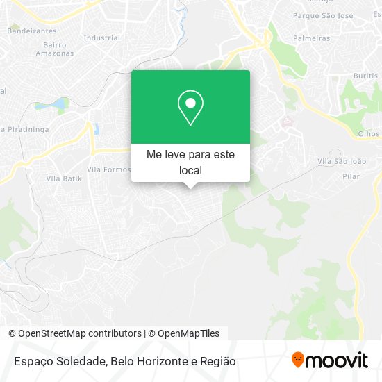 Espaço Soledade mapa