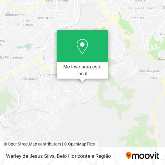 Warley de Jesus Silva mapa