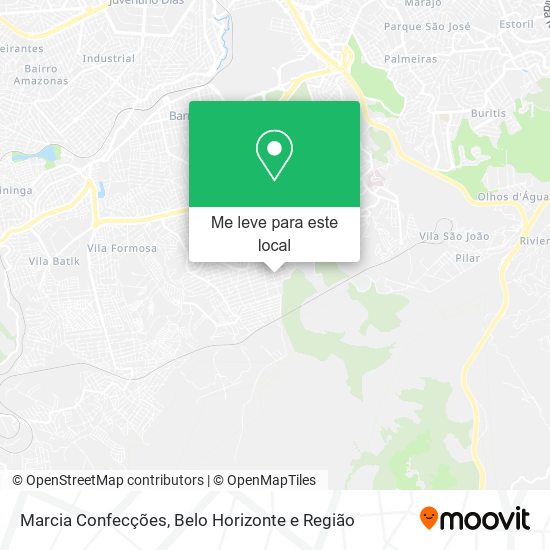 Marcia Confecções mapa