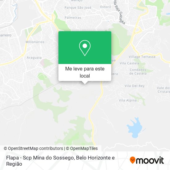 Flapa - Scp Mina do Sossego mapa