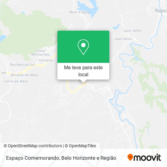 Espaço Comemorando mapa
