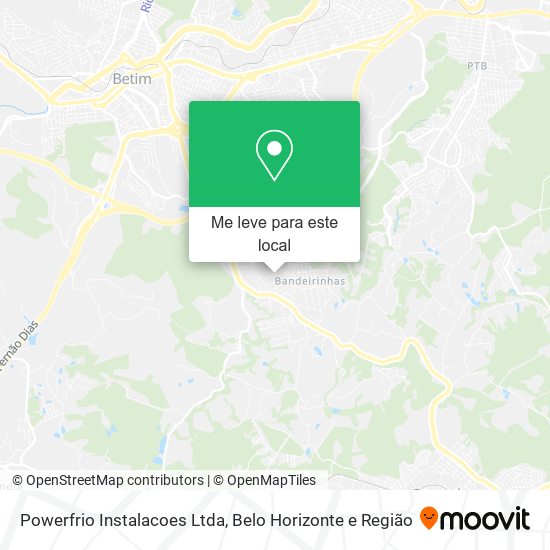 Powerfrio Instalacoes Ltda mapa
