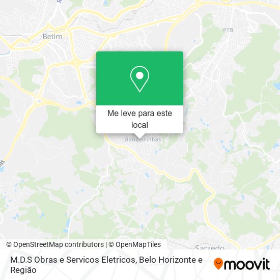M.D.S Obras e Servicos Eletricos mapa