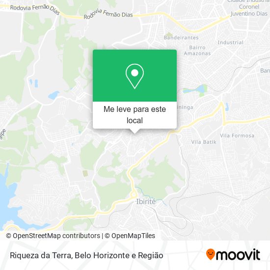 Riqueza da Terra mapa