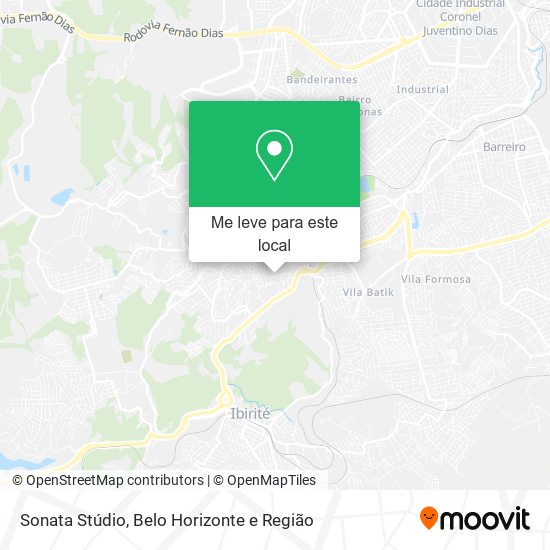 Sonata Stúdio mapa