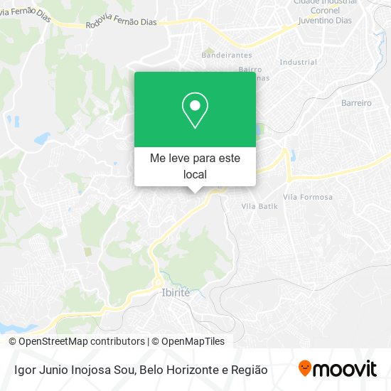 Igor Junio Inojosa Sou mapa
