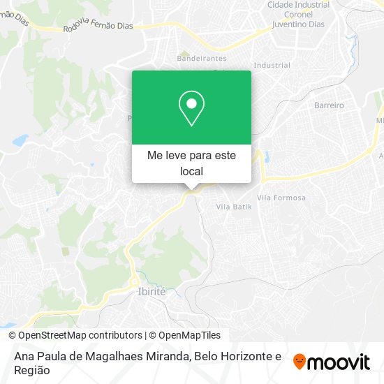 Ana Paula de Magalhaes Miranda mapa