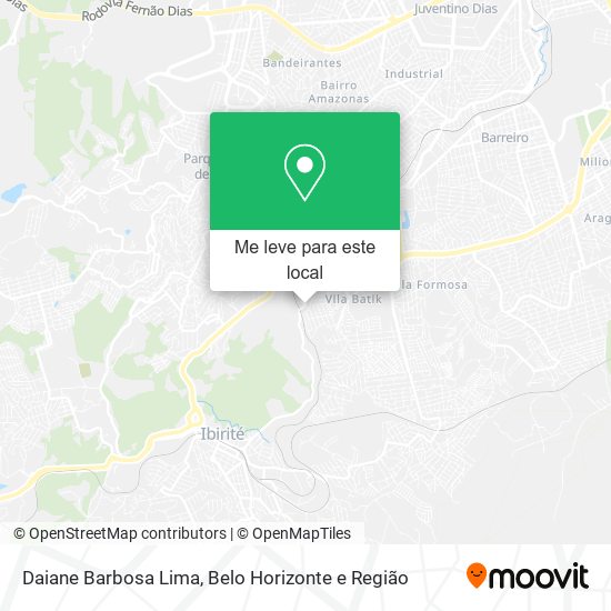 Daiane Barbosa Lima mapa