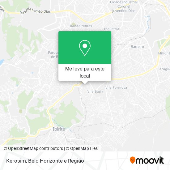 Kerosim mapa