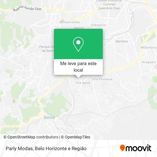 Parly Modas mapa