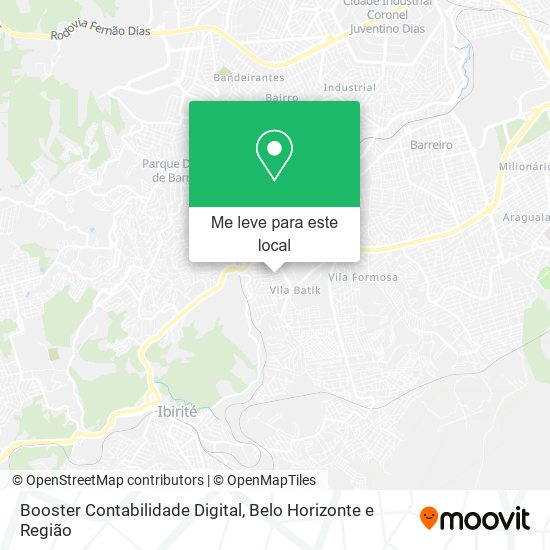 Booster Contabilidade Digital mapa