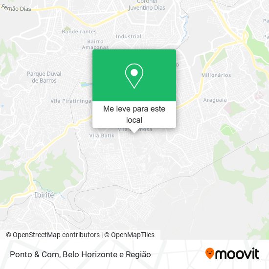 Ponto & Com mapa