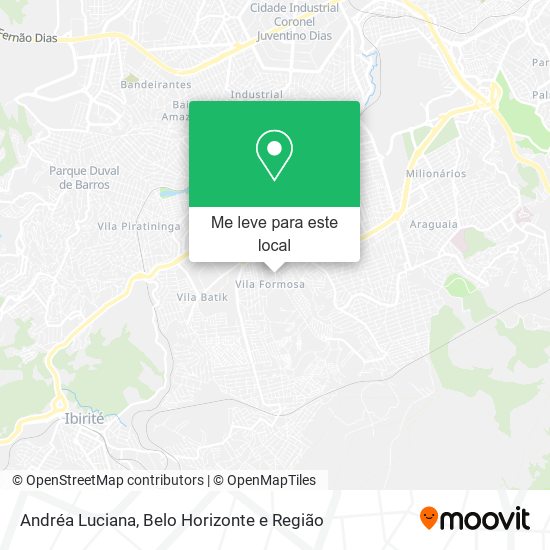 Andréa Luciana mapa