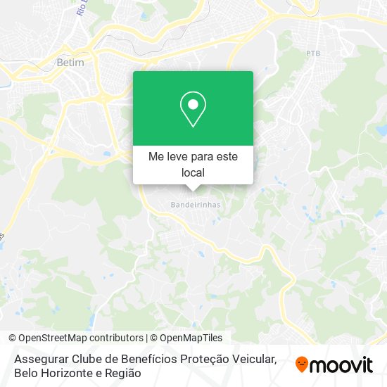 Assegurar Clube de Benefícios Proteção Veicular mapa