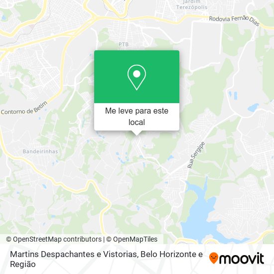 Martins Despachantes e Vistorias mapa