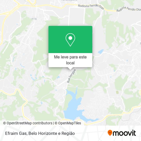 Efraim Gas mapa