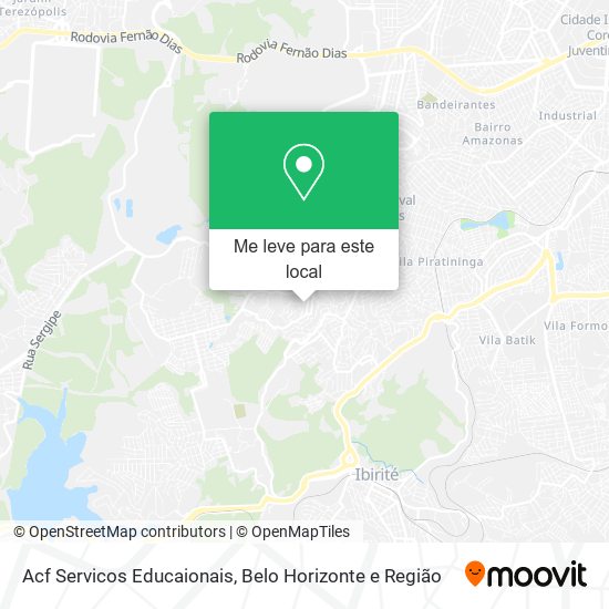 Acf Servicos Educaionais mapa