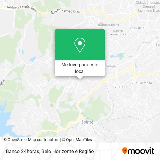 Banco 24horas mapa