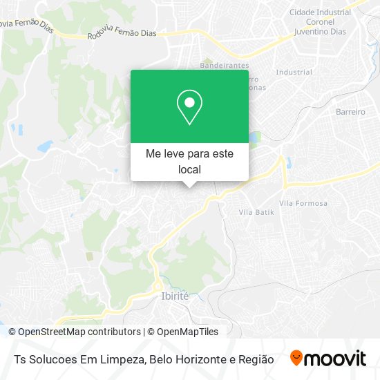 Ts Solucoes Em Limpeza mapa