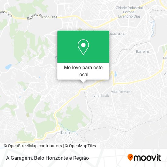A Garagem mapa