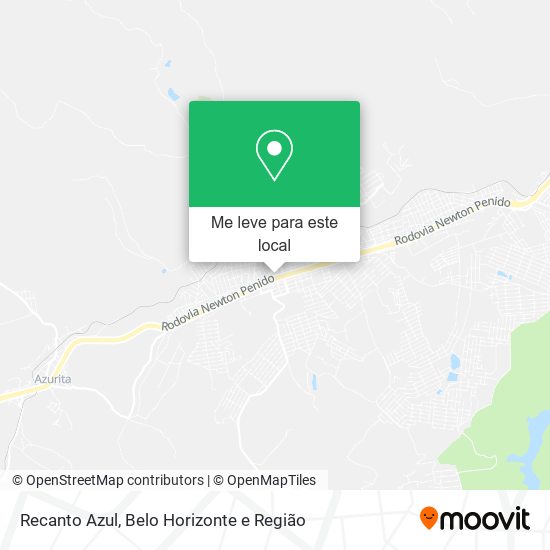 Recanto Azul mapa