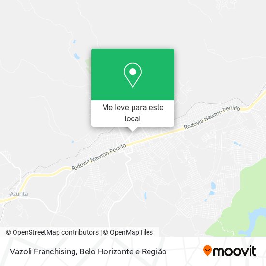 Vazoli Franchising mapa