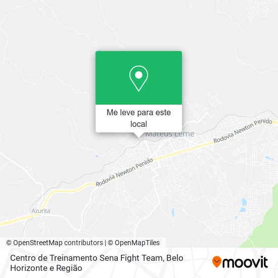 Centro de Treinamento Sena Fight Team mapa